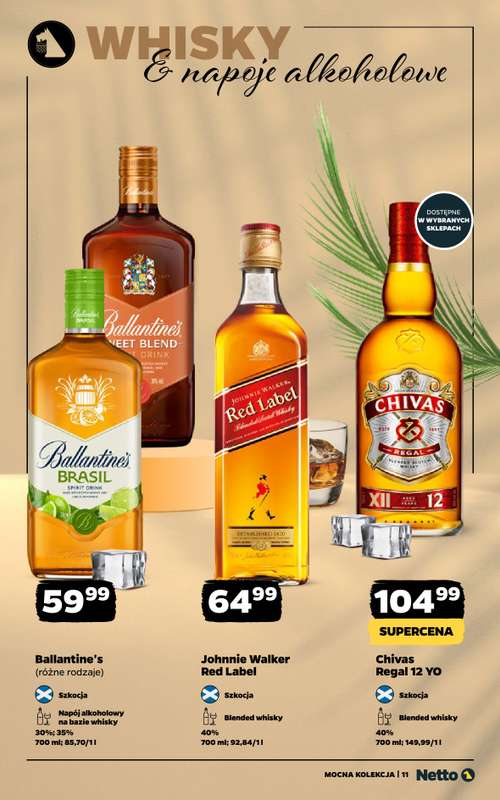 Netto - gazetka promocyjna Mocna Kolekcja - Mocne Alkohole  do soboty 01.08 - strona 11
