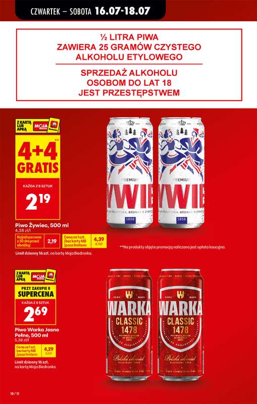 Biedronka - gazetka promocyjna Od czwartku od czwartku 16.07 do środy 22.07 - strona 12