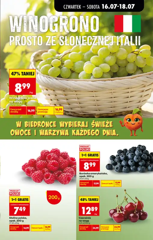 Biedronka - gazetka promocyjna Od czwartku od czwartku 16.07 do środy 22.07 - strona 23