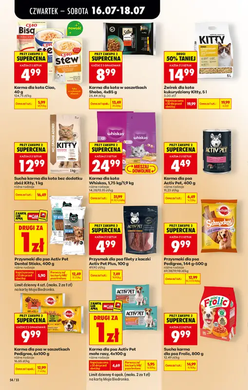 Biedronka - gazetka promocyjna Od czwartku, Z ladą tradycyjną od czwartku 16.07 do środy 22.07 - strona 74