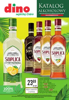 Dino - gazetka promocyjna Katalog alkoholowy od poniedziałku 20.07 do soboty 25.07