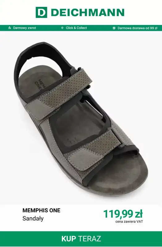 Deichmann - gazetka promocyjna Buty letnie męskie od soboty 18.07  - strona 9