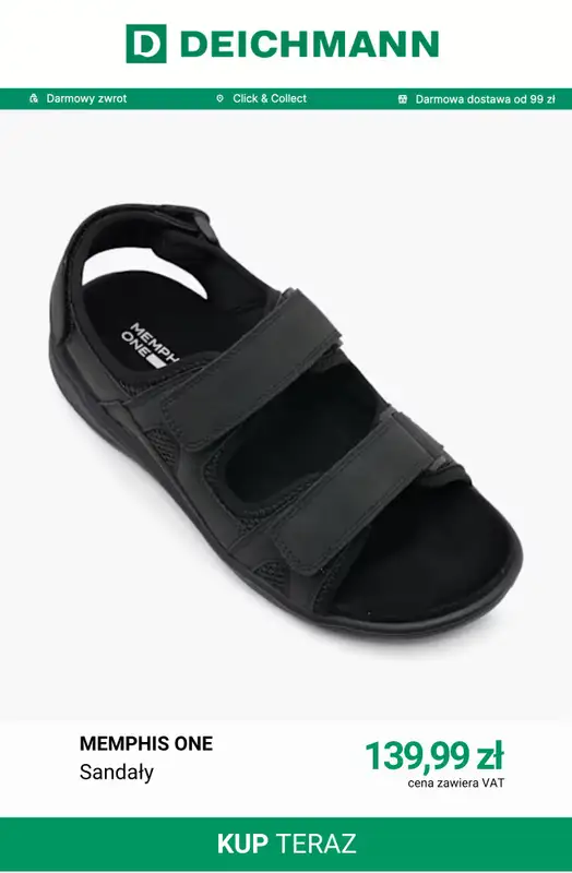 Deichmann - gazetka promocyjna Buty letnie męskie od soboty 18.07  - strona 7
