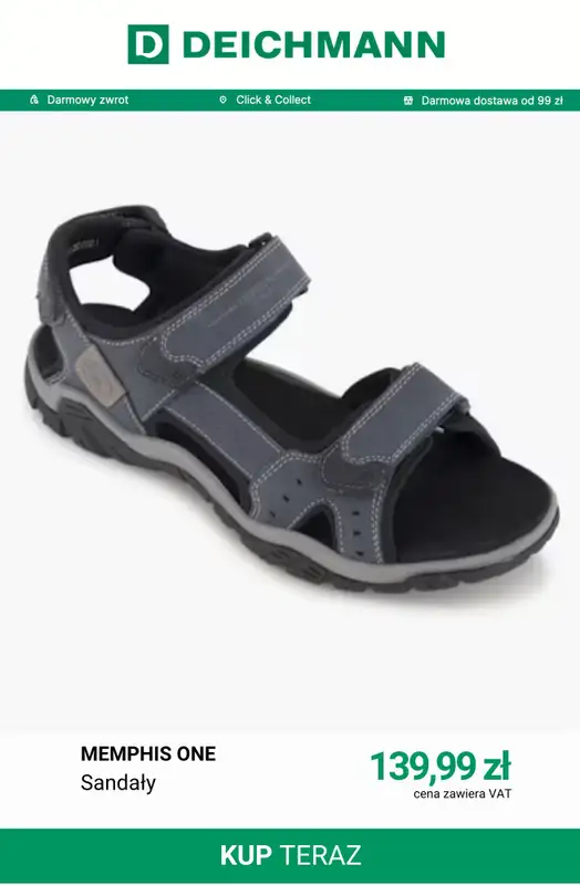 Deichmann - gazetka promocyjna Buty letnie męskie od soboty 18.07  - strona 13