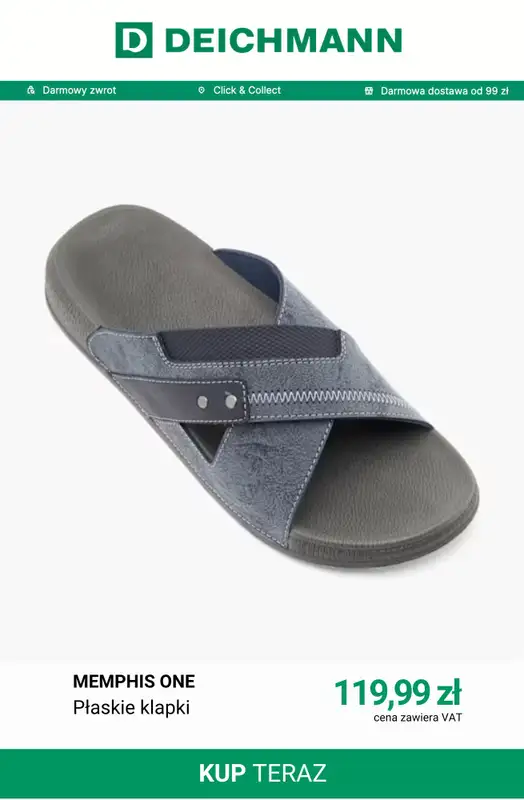 Deichmann - gazetka promocyjna Buty letnie męskie od soboty 18.07  - strona 8