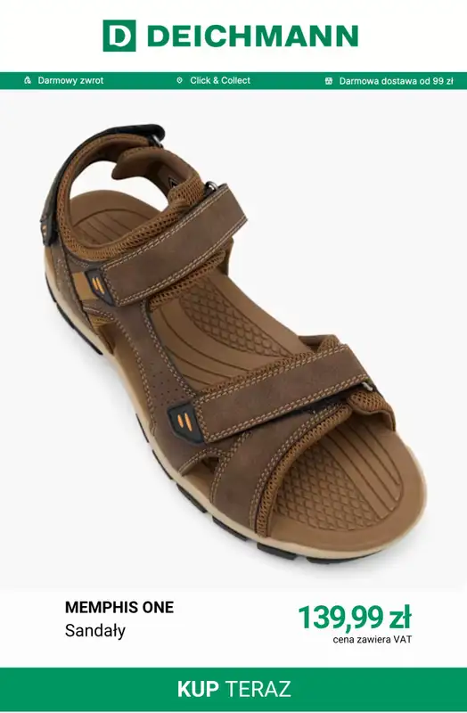 Deichmann - gazetka promocyjna Buty letnie męskie od soboty 18.07  - strona 3