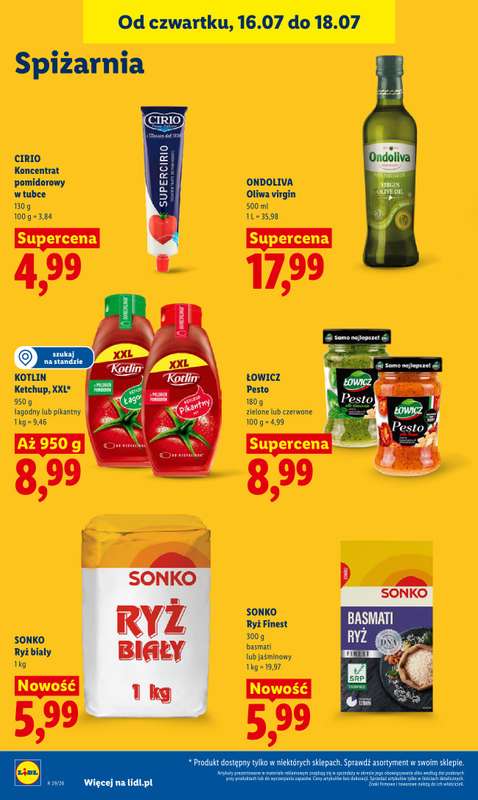 Lidl - gazetka promocyjna Oferta od czwartku od czwartku 16.07 do soboty 18.07 - strona 90