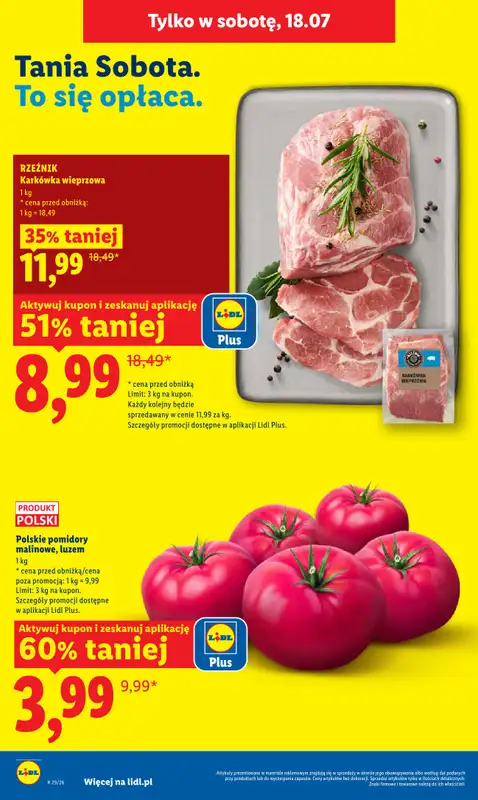 Lidl - gazetka promocyjna Oferta od czwartku od czwartku 16.07 do soboty 18.07 - strona 2