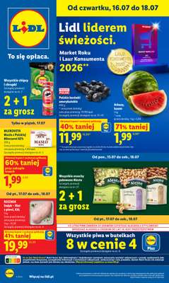 Lidl - gazetka promocyjna Oferta od czwartku od czwartku 16.07 do soboty 18.07