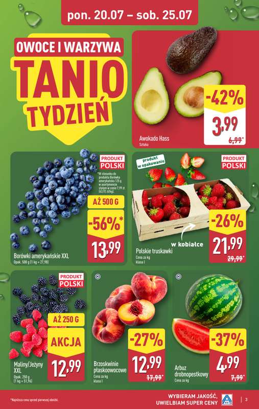 Aldi - gazetka promocyjna Pełny katalog! od poniedziałku 20.07 do soboty 25.07 - strona 3