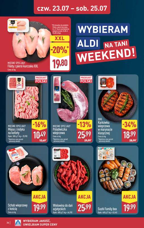 Aldi - gazetka promocyjna Pełny katalog! od poniedziałku 20.07 do soboty 25.07 - strona 36