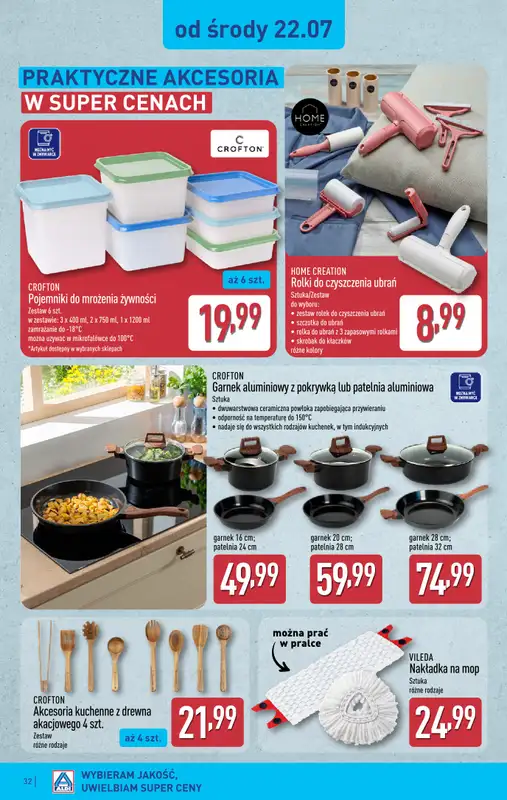 Aldi - gazetka promocyjna Pełny katalog! od poniedziałku 20.07 do soboty 25.07 - strona 32