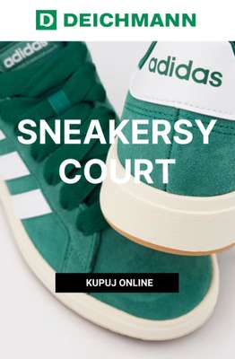 Deichmann - gazetka promocyjna Sneakersy court damskie od niedzieli 19.07 