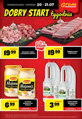 Gram Market - gazetka promocyjna Cały tydzień niskie ceny od piątku 17.07 do środy 22.07 - strona 4