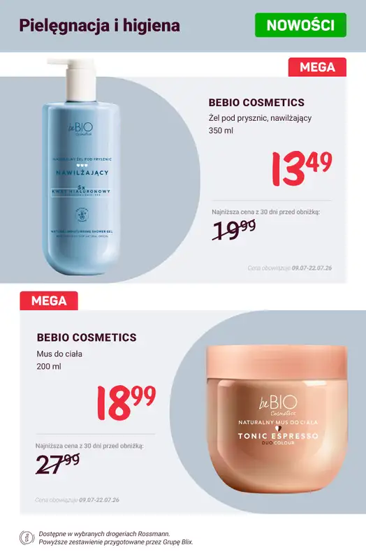 Rossmann - gazetka promocyjna Nowości na promocji! od soboty 18.07 do środy 29.07 - strona 9