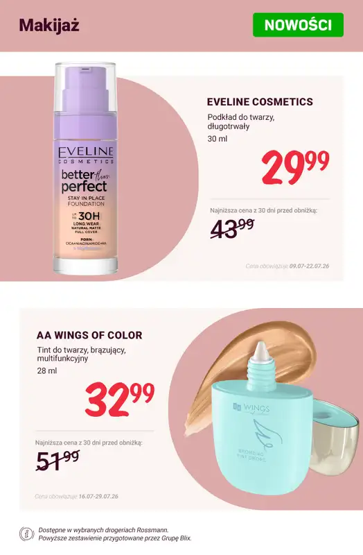Rossmann - gazetka promocyjna Nowości na promocji! od soboty 18.07 do środy 29.07 - strona 2