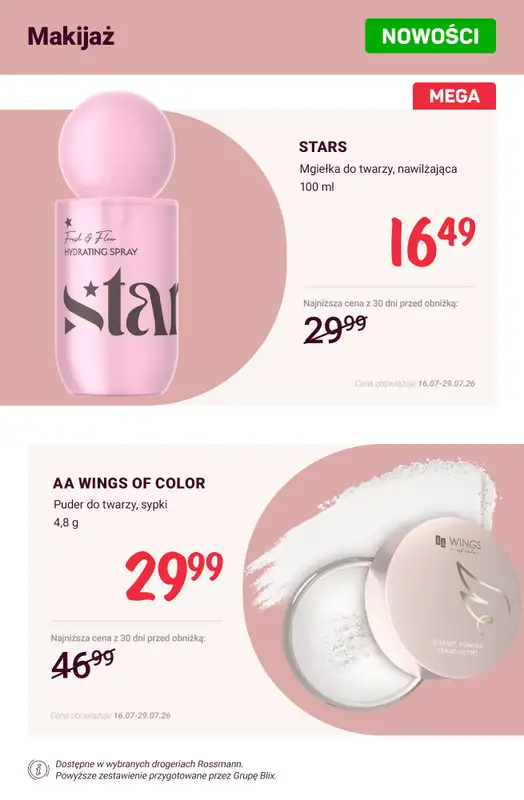 Rossmann - gazetka promocyjna Nowości na promocji! od soboty 18.07 do środy 29.07 - strona 3
