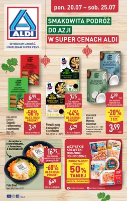 Aldi - gazetka promocyjna Podróż do Azji w super cenach Aldi! od poniedziałku 20.07 do soboty 25.07