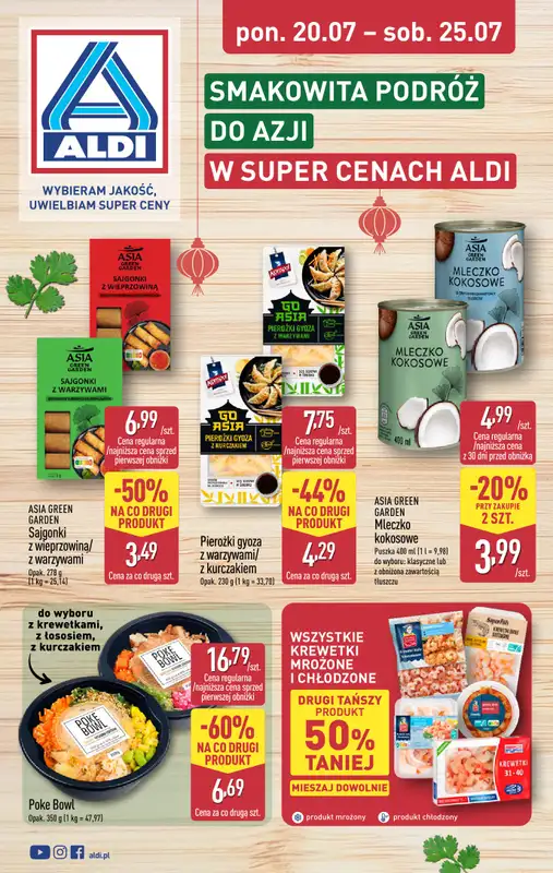 Aldi - gazetka promocyjna Podróż do Azji w super cenach Aldi!  