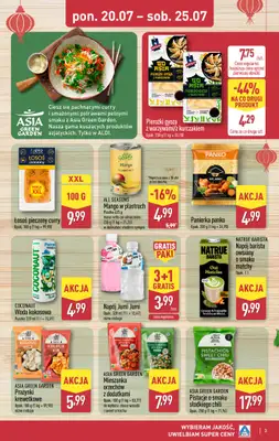 Aldi - gazetka promocyjna Podróż do Azji w super cenach Aldi! od poniedziałku 20.07 do soboty 25.07 - strona 3