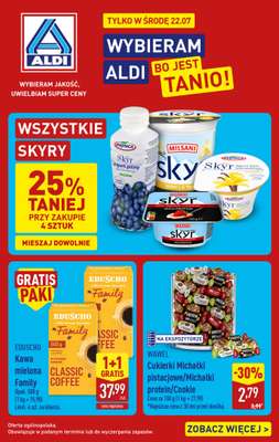 Aldi - gazetka promocyjna Najlepsze oferty na środę w Aldi! od środy 22.07 do środy 22.07