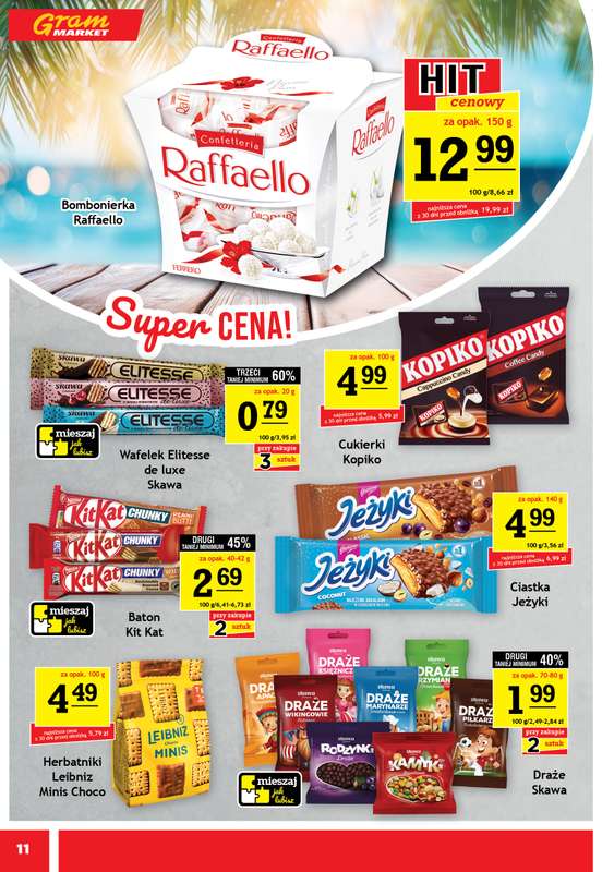 Gram Market - gazetka promocyjna Gazetka od środy 22.07 do wtorku 28.07 - strona 11