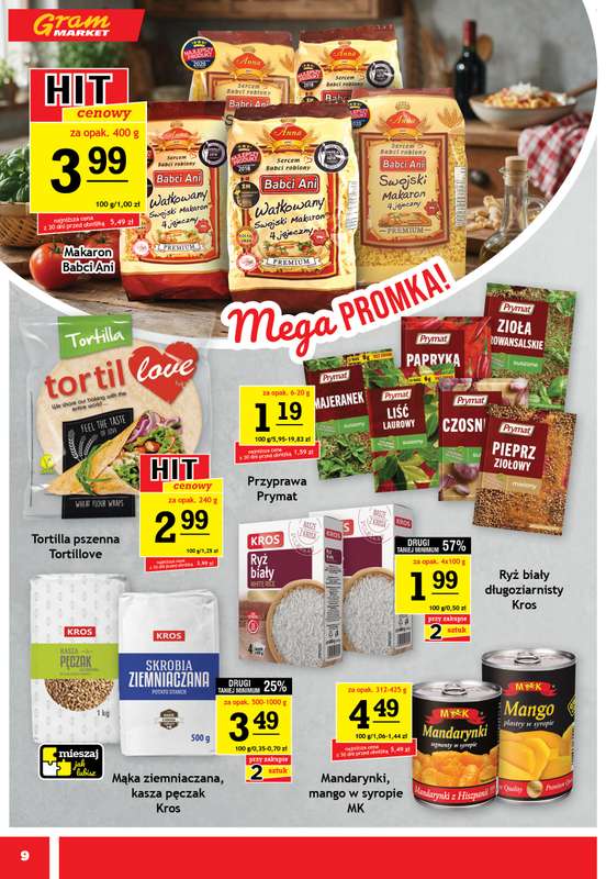 Gram Market - gazetka promocyjna Gazetka od środy 22.07 do wtorku 28.07 - strona 9