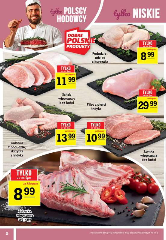 Gram Market - gazetka promocyjna Gazetka od środy 22.07 do wtorku 28.07 - strona 3
