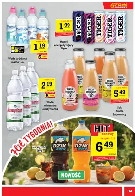 Gram Market - gazetka promocyjna Gazetka od środy 22.07 do wtorku 28.07 - strona 14