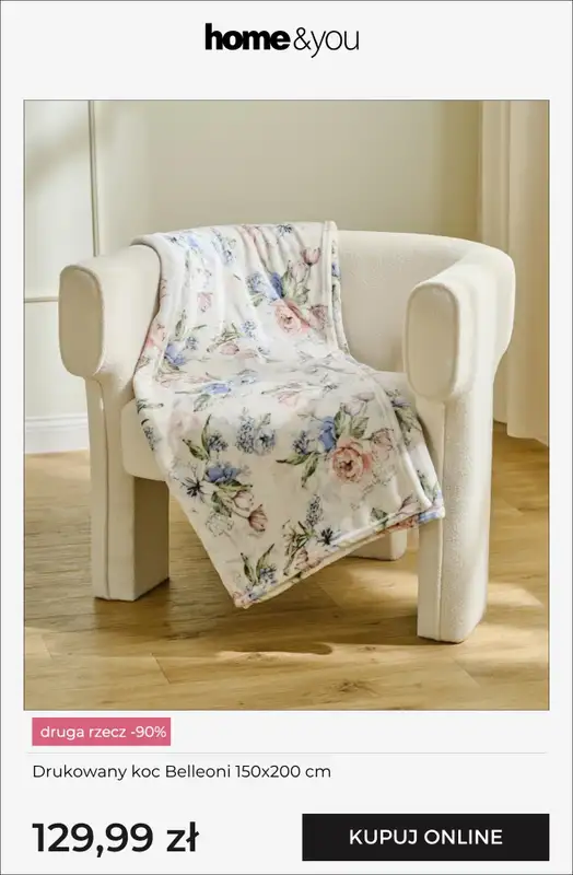 home&you - gazetka promocyjna Druga rzecz -90% od piątku 17.07 do poniedziałku 20.07 - strona 2