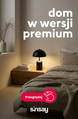 Sinsay - gazetka promocyjna Dom w wydaniu PREMIUM od piątku 17.07 do czwartku 23.07