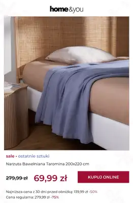 home&you - gazetka promocyjna SALE: ostatnie sztuki od piątku 17.07 do niedzieli 26.07 - strona 3