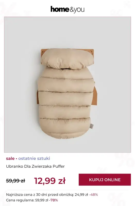 home&you - gazetka promocyjna SALE: ostatnie sztuki od piątku 17.07 do niedzieli 26.07 - strona 9