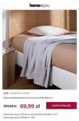 home&you - gazetka promocyjna SALE: ostatnie sztuki od piątku 17.07 do niedzieli 26.07 - strona 5