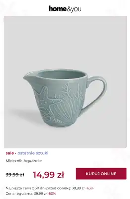 home&you - gazetka promocyjna SALE: ostatnie sztuki od piątku 17.07 do niedzieli 26.07 - strona 8