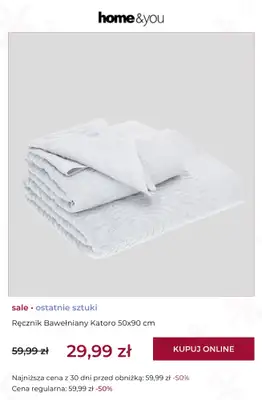 home&you - gazetka promocyjna SALE: ostatnie sztuki od piątku 17.07 do niedzieli 26.07 - strona 6