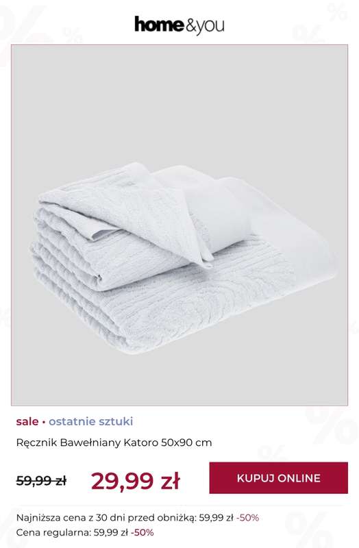 home&you - gazetka promocyjna SALE: ostatnie sztuki od piątku 17.07 do niedzieli 26.07 - strona 6