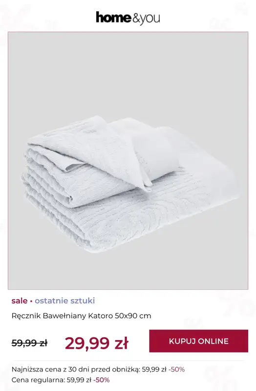 home&you - gazetka promocyjna SALE: ostatnie sztuki od piątku 17.07 do niedzieli 26.07 - strona 6