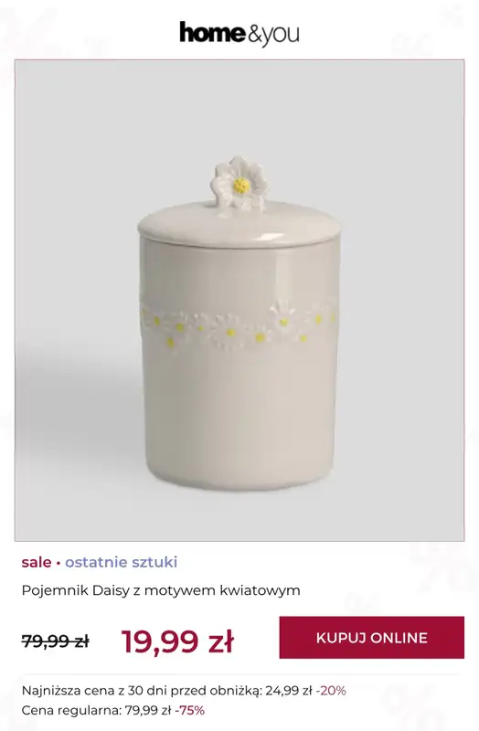 home&you - gazetka promocyjna SALE: ostatnie sztuki od piątku 17.07 do niedzieli 26.07 - strona 11