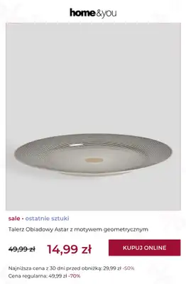 home&you - gazetka promocyjna SALE: ostatnie sztuki od piątku 17.07 do niedzieli 26.07 - strona 10