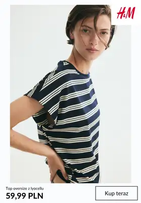 H&M - gazetka promocyjna TOPY damskie od soboty 18.07  - strona 8