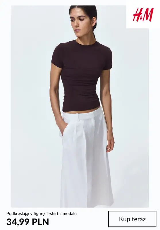 H&M - gazetka promocyjna TOPY damskie od soboty 18.07  - strona 5