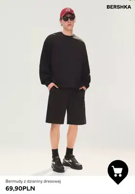 Bershka - gazetka promocyjna Bermudy męskie od 69,90 PLN od soboty 18.07  - strona 3