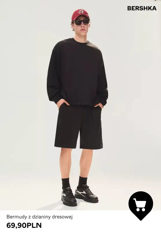Bershka - gazetka promocyjna Bermudy męskie od 69,90 PLN od soboty 18.07  - strona 3
