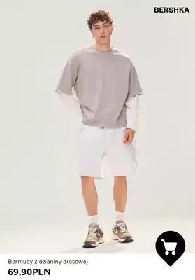 Bershka - gazetka promocyjna Bermudy męskie od 69,90 PLN od soboty 18.07  - strona 2