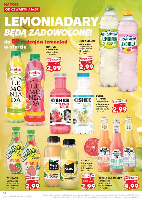 Kaufland - gazetka promocyjna Gazetka Tygodnia od czwartku 16.07 do środy 22.07 - strona 58