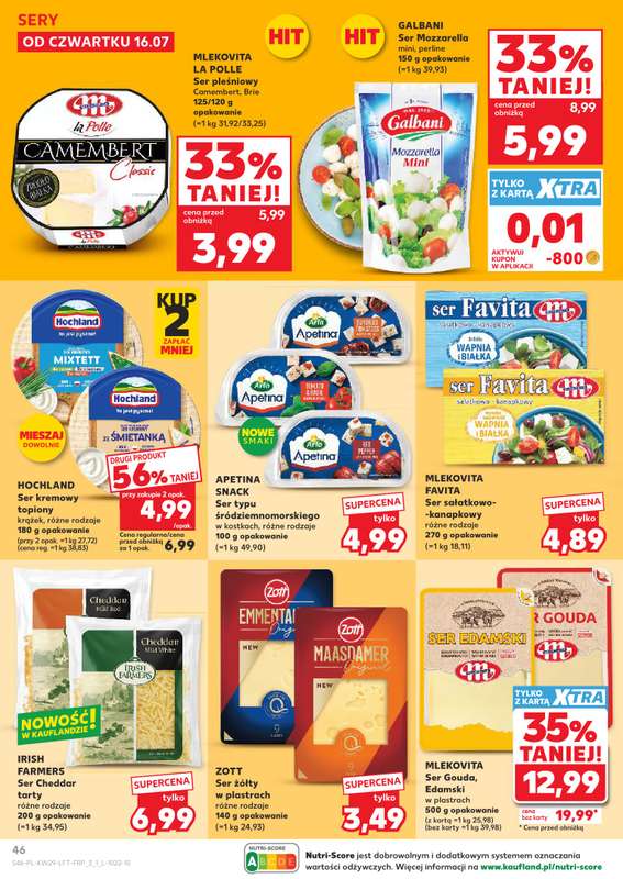 Kaufland - gazetka promocyjna Gazetka Tygodnia od czwartku 16.07 do środy 22.07 - strona 46