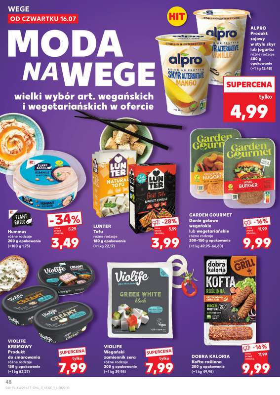 Kaufland - gazetka promocyjna Gazetka Tygodnia od czwartku 16.07 do środy 22.07 - strona 48