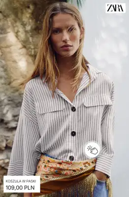 Zara - gazetka promocyjna Koszule w paski od niedzieli 19.07  - strona 6
