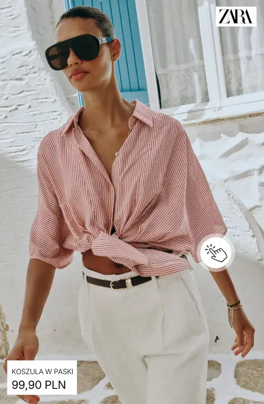 Zara - gazetka promocyjna Koszule w paski od niedzieli 19.07  - strona 11